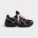 Asics Gel-1130 Black Pure Silver - Fluffy Laces Pink